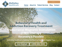 Tablet Screenshot of midvalleyhealthcare.com